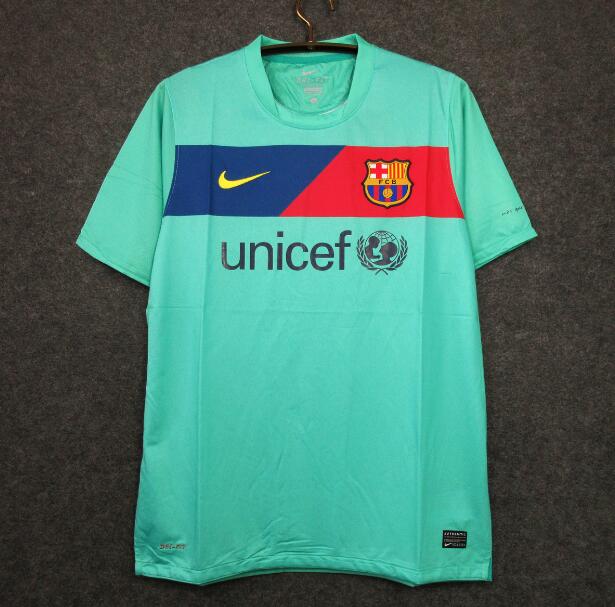 2010-11 Barcelona Retro Away Kit Soccer Jersey